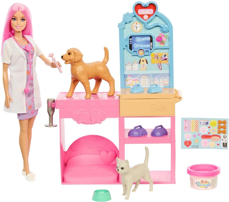 Careers Snelgips Dierenkliniek van Barbie in Meerkleurig – productfoto