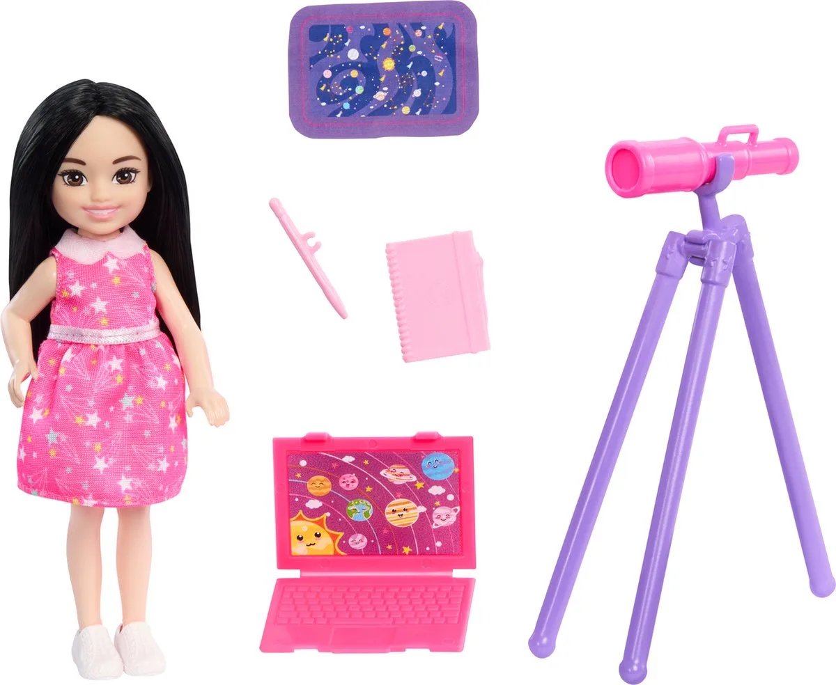 Chelsea Beroepenpoppen Astronaut Pop van Barbie in Meerkleurig – productfoto