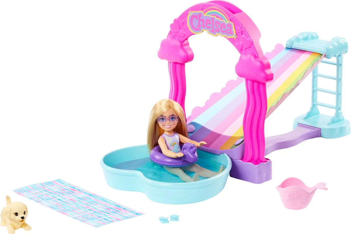 Chelsea regenboogwaterglijbaan by Barbie in Multicolour – product photo