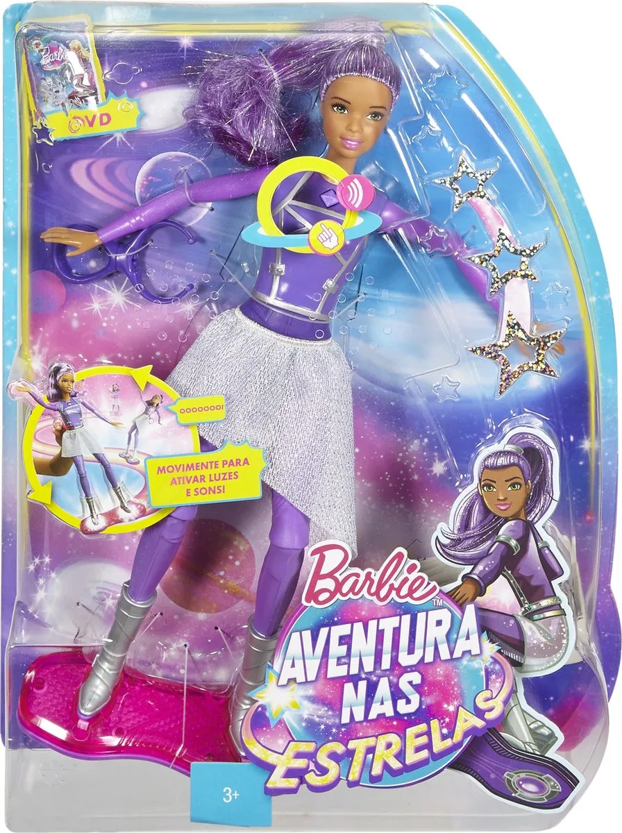 Co-Lead Doll van Barbie in Paars – productfoto