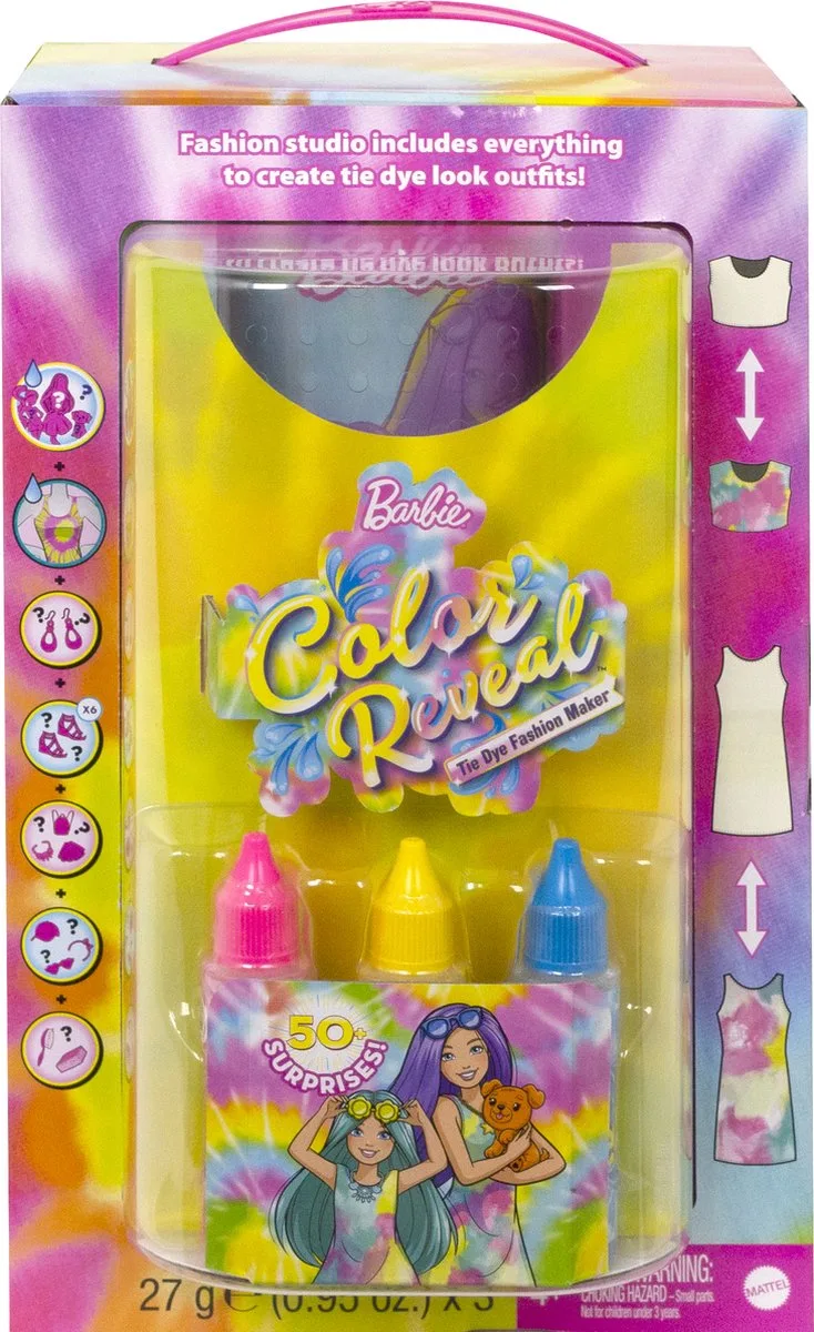 Color Reveal Tie Dye Maker von Barbie in Mehrfarbig – Produktfoto