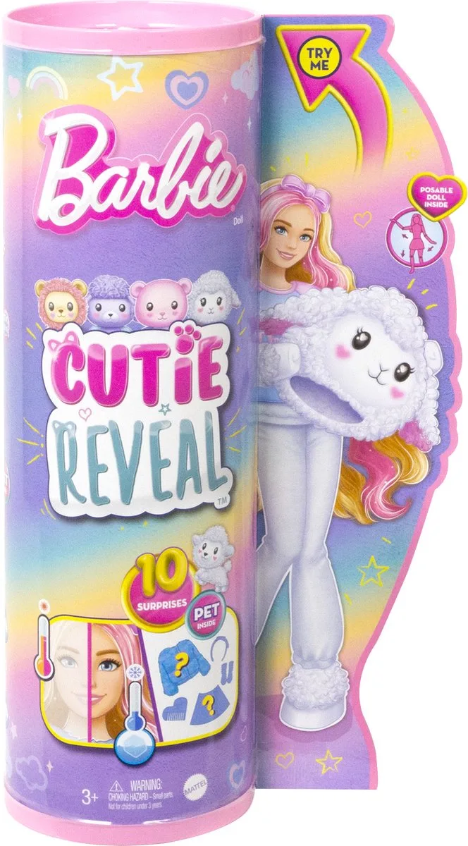 Cutie Reveal van Barbie in Schaap – productfoto