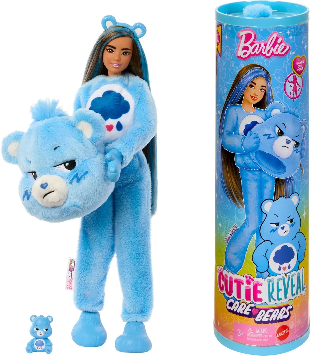 Cutie Reveal Troetelbeertjes - Brombeertje van Barbie in Blauw – productfoto