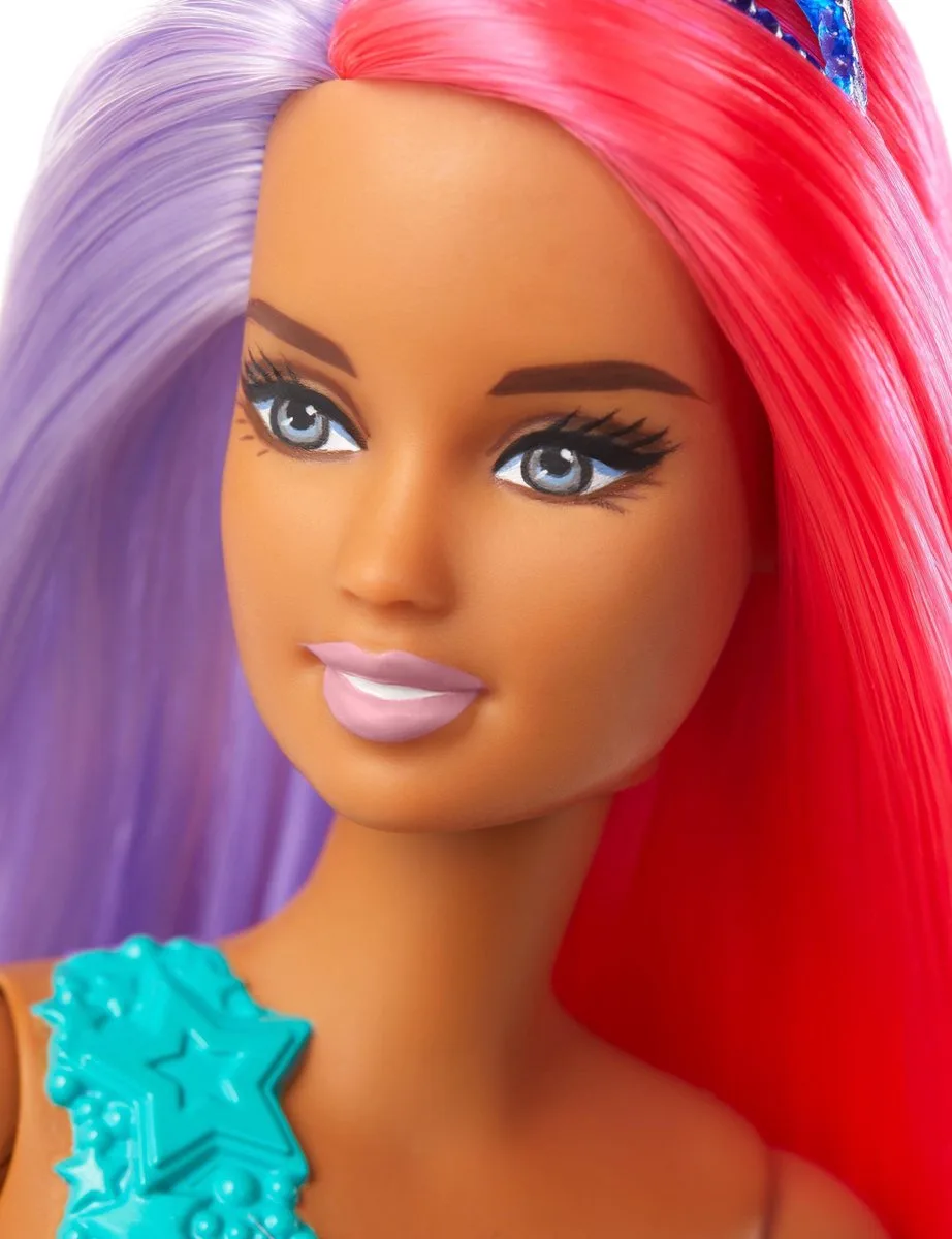 Dreamtopia Zeemeermin Roze en Paarse haren van Barbie in Meerkleurig – productfoto