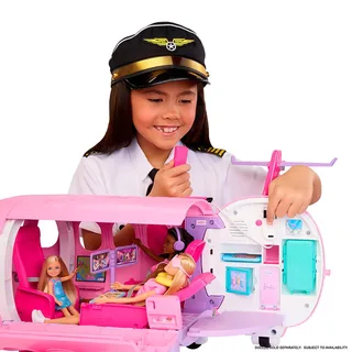 Droomland Droomvliegtuig - Met werkende microfoonfunctie en geluid fra Barbie i Rose – produktbillede 3 af 6