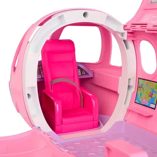 Droomland Droomvliegtuig - Met werkende microfoonfunctie en geluid fra Barbie i Rose – produktbillede 4 af 6