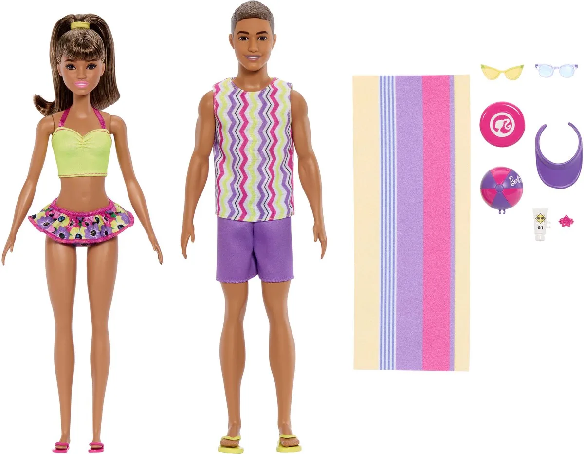 en Ken Modepoppen uit de 90's fra Barbie i Flerfarvet – produktbillede