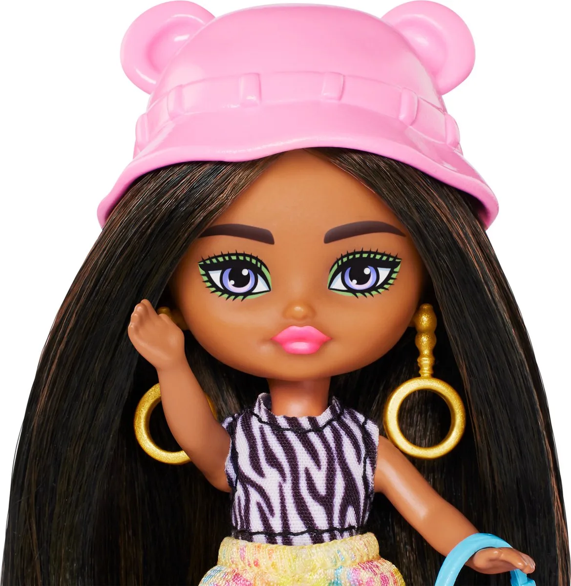 Extra Fly Mini speelfiguur - pop - 8 cm - Met accessoires von Barbie in Mehrfarbig – Produktfoto