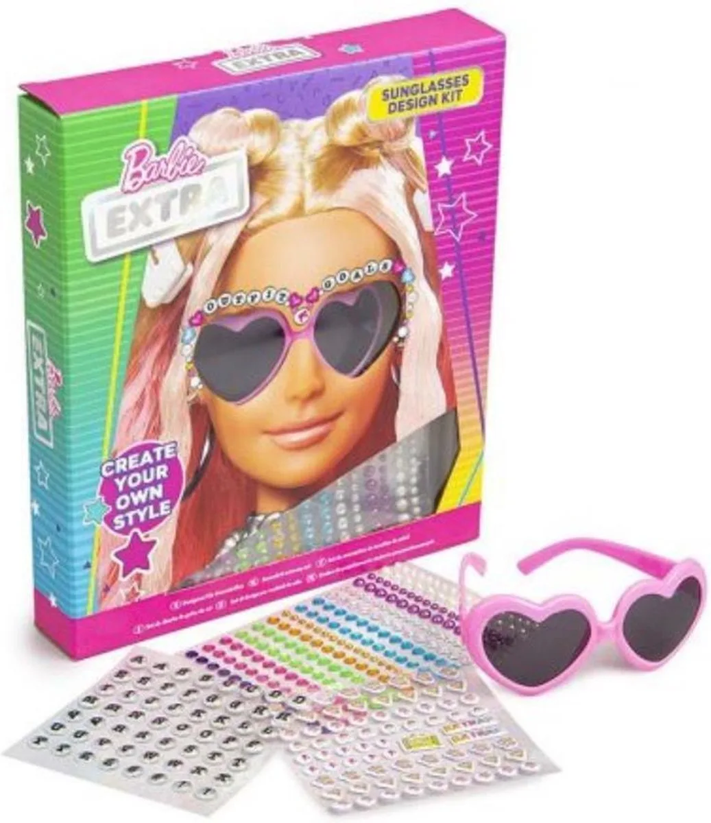 Extra Zonnenbrillen design set fra Barbie i Flerfarvet – produktbillede