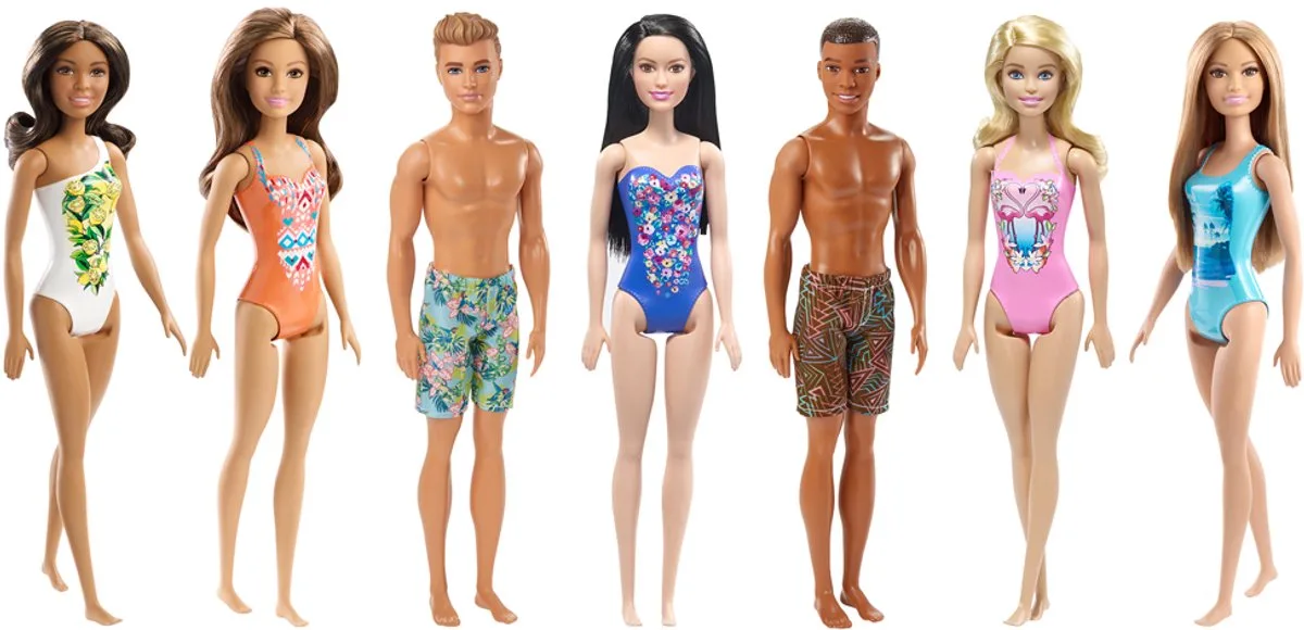 Fab Beach-poppen - Diverse ontwerpen de Barbie en Multicolore – photo du produit