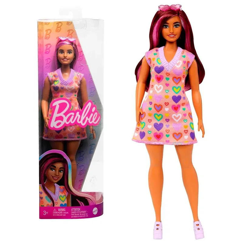 Fashionista Hartjesjurk Pop von Barbie – Produktfoto