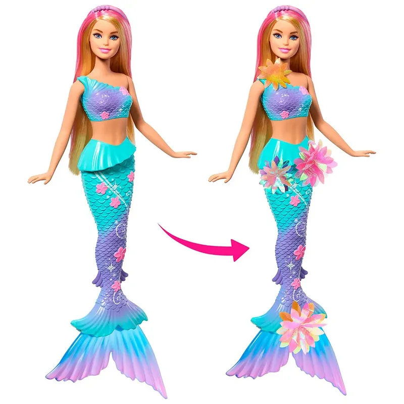 Flower Magic Zeemeerminpop – Magische Bloemen die Bloeien - Blauw by Barbie in Blond – product photo 2 of 5