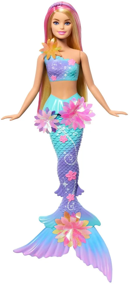 Flower Magic Zeemeerminpop – Magische Bloemen die Bloeien - Blauw fra Barbie i Blond – produktbillede