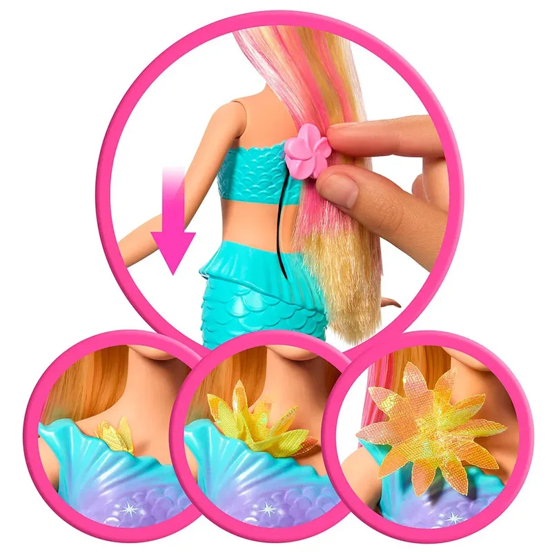 Flower Magic Zeemeerminpop – Magische Bloemen die Bloeien - Blauw by Barbie in Blond – product photo 4 of 5