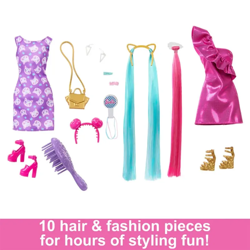 Fun & Fancy Pop en Accessoires van Barbie in Meerkleurig – productfoto 4 van 5
