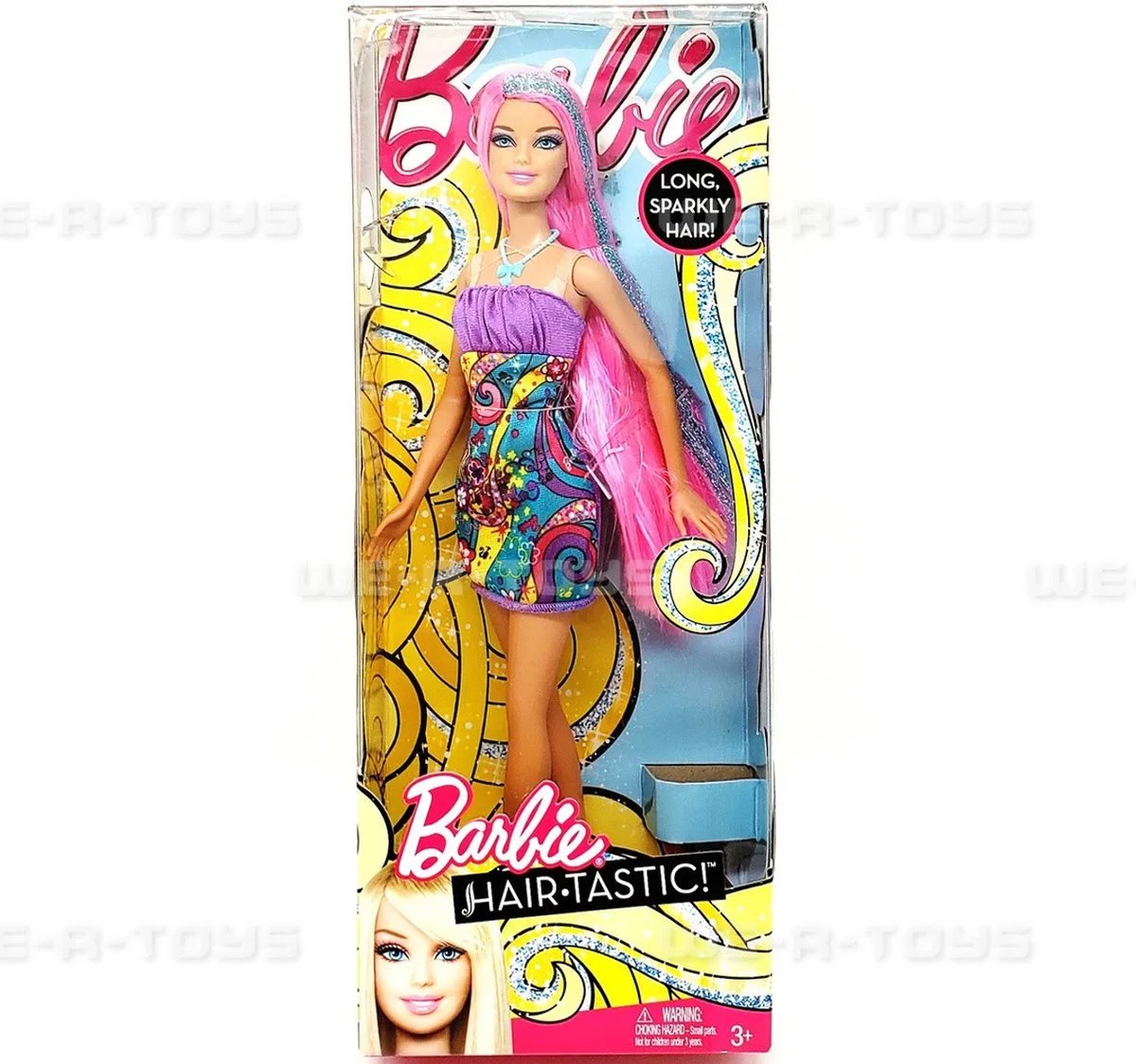 GLAM LONG HAIR (2011) VINTAGE (GLAM810213-W3211/V95) de Barbie en Multicolore – photo du produit
