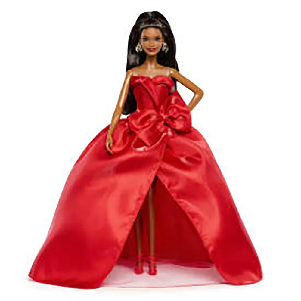 Poupée Barbie Joyeux Noël 2026 Brune MATTEL de Barbie – photo du produit