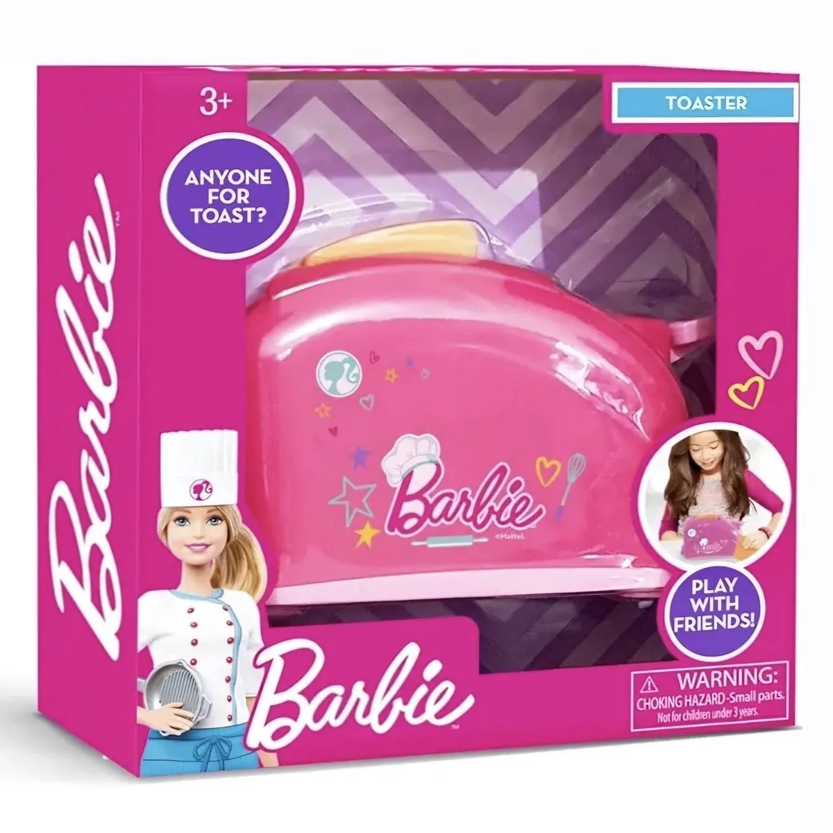 Keukenaccessoires Keukenbroodrooster van Barbie in Roze – productfoto