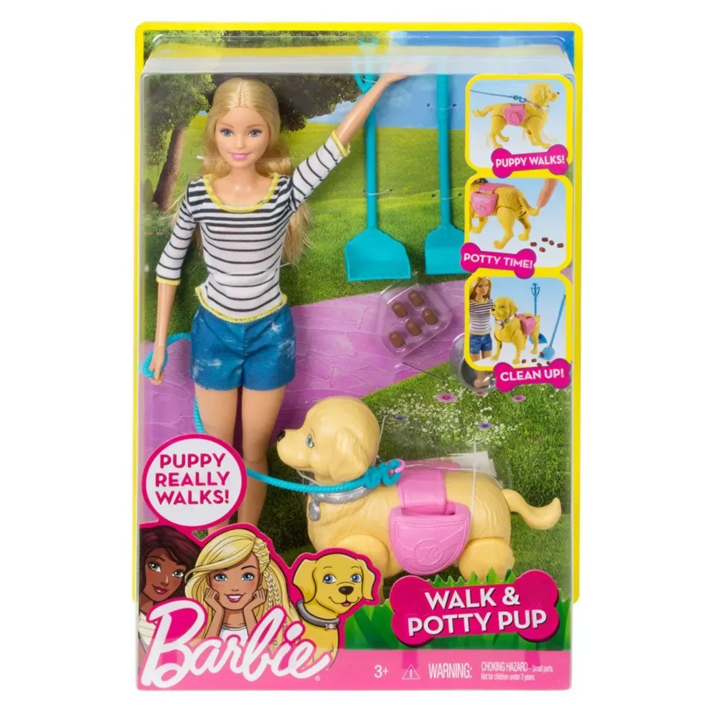 Gå-og Tisse-dukke fra Barbie – produktbillede