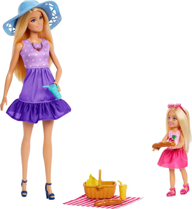 Malibu Picknickset met Chelsea - Modepop von Barbie in Mehrfarbig – Produktfoto