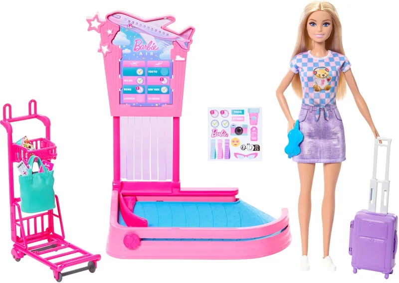 'Malibu' Reispop - Speelset met Bagageband en Accessoires by Barbie in Multicolour – product photo