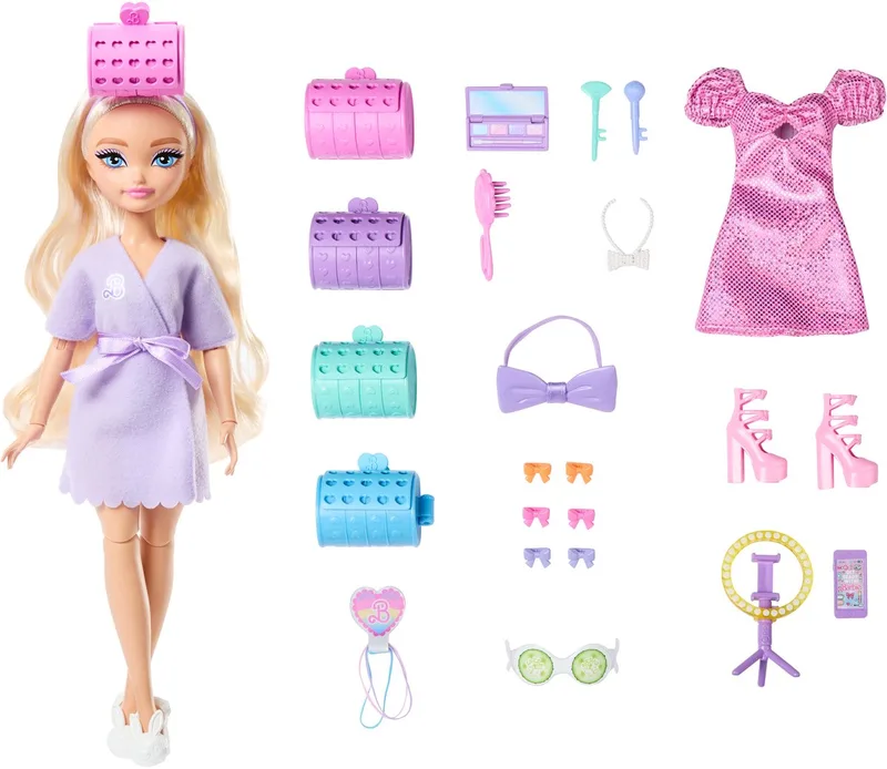 Mattel Barbie pop Malibu Dream Besties met accessoires haarstyling. från Barbie i Flerfärgad – produktbild