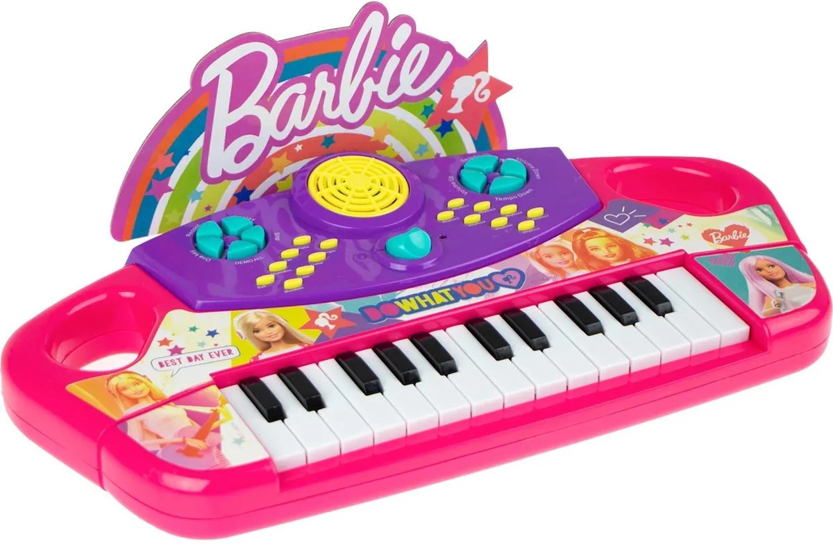 Muziekspeelgoed Barbie Elektronische piano van Barbie in Meerkleurig – productfoto