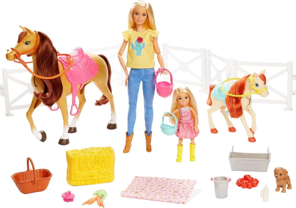 Pferde Und Zubehör Puppe von Barbie in Mehrfarbig – Produktfoto