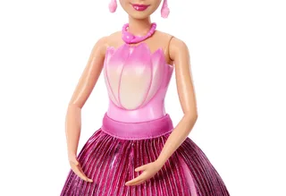 Petal Pop Geparfumeerde Modepop - Roze Tulpenjurk von Barbie in Roze Tulp – Produktfoto 4 von 5