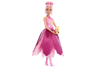 Petal Pop Geparfumeerde Modepop - Roze Tulpenjurk von Barbie in Roze Tulp – Produktfoto 2 von 5