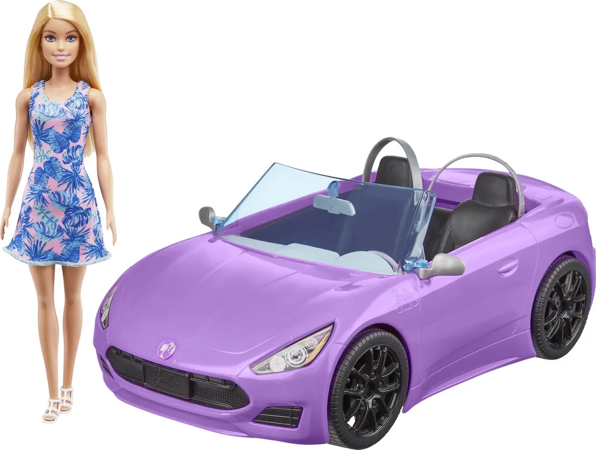 Pop met Paarse Cabrio - Modepop by Barbie in Multicolour – product photo