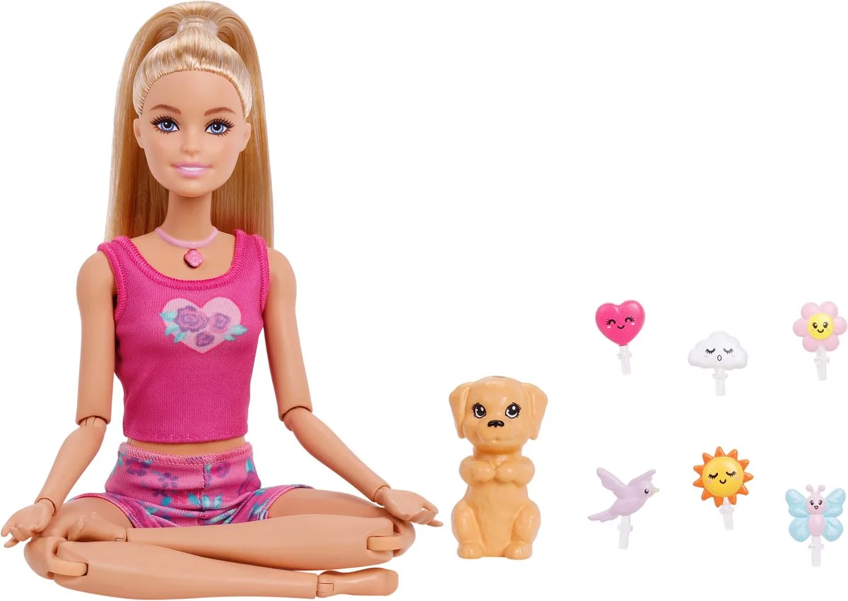 pop mindfulness wellness meditatie met accessoires en licht. by Barbie in Multicolour – product photo