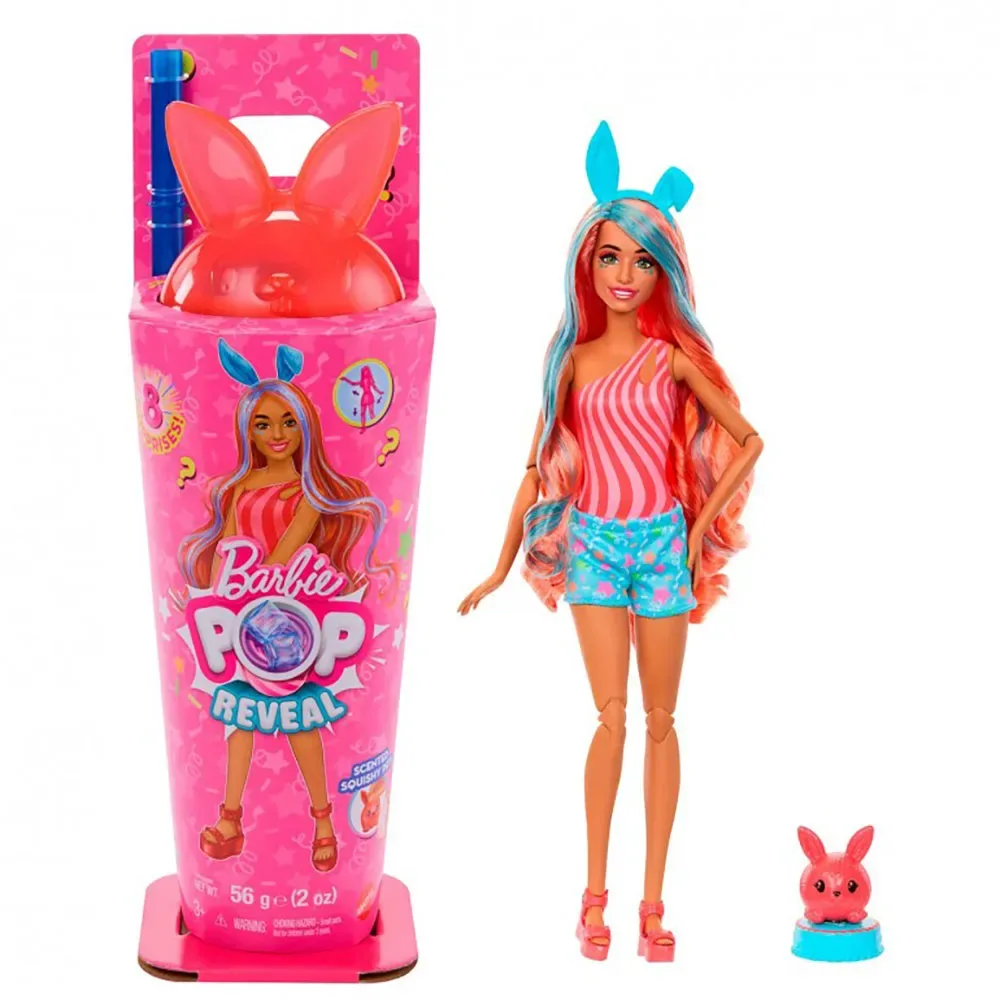 Pop Reveal Tierparty Hasenpuppe von Barbie – Produktfoto