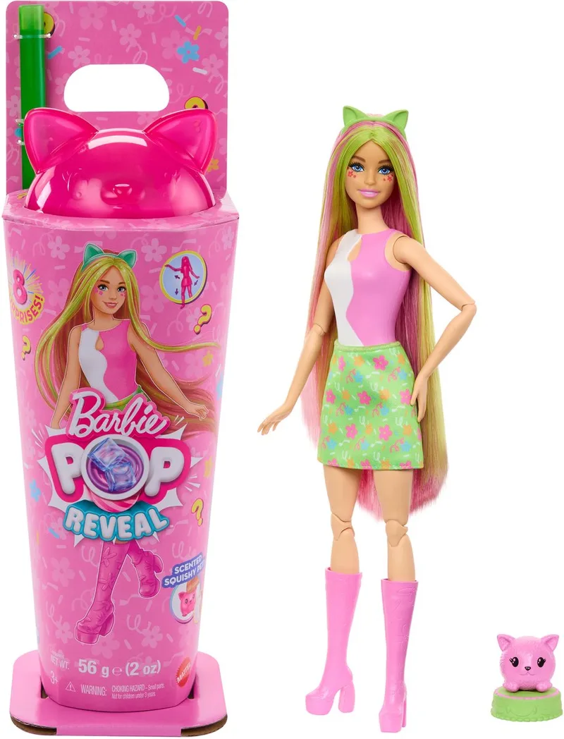 Pop Reveal Milkshake - Kitten Barbiepop met slijm by Barbie in Pink – product photo
