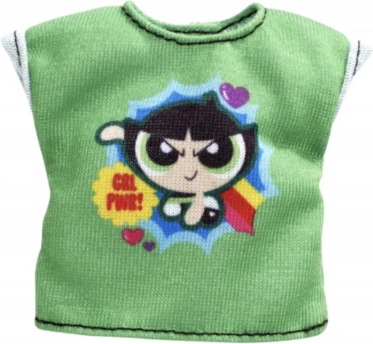 PowerPuff Girls - Tienerpop - Shirt van Barbie in Groen – productfoto