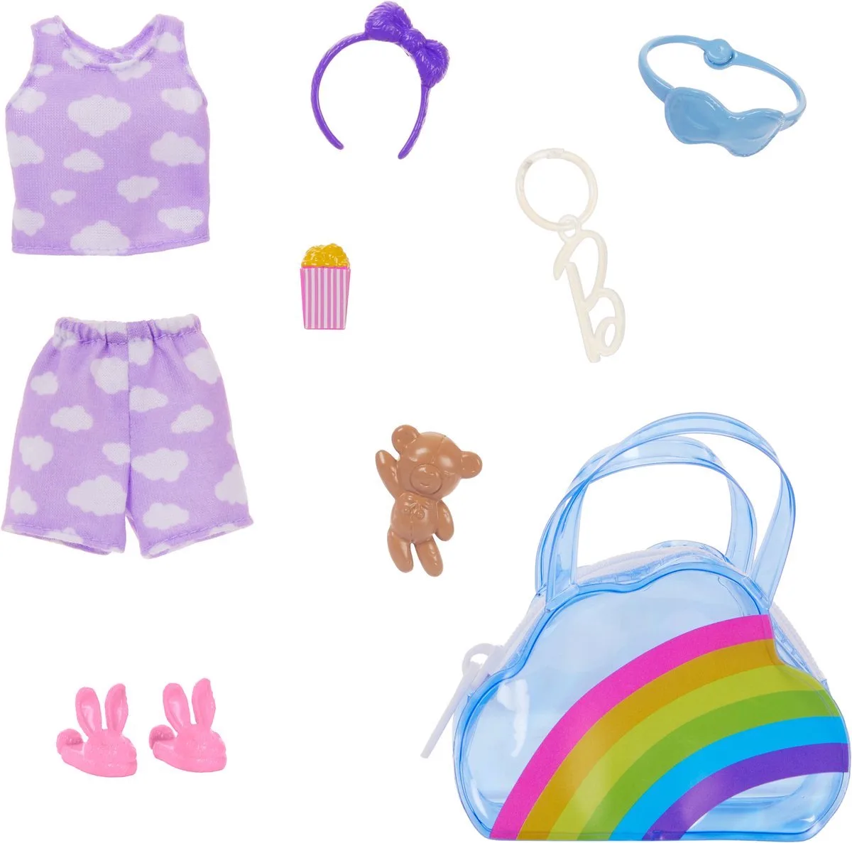 Premium-mode CDU - Diverse modeaccessoires popaccessoires de Barbie en Rose – photo du produit