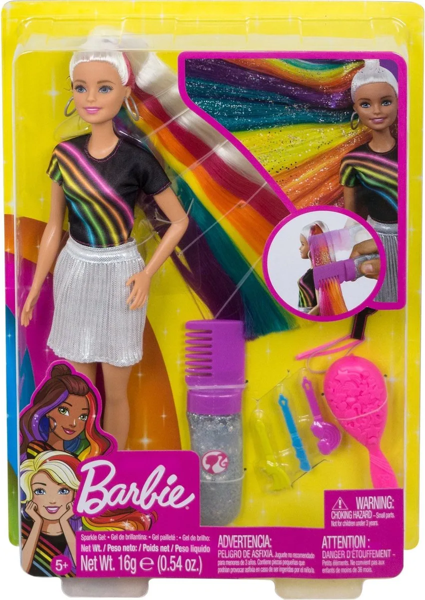 Sprankelende Regenboog van Barbie in Meerkleurig – productfoto
