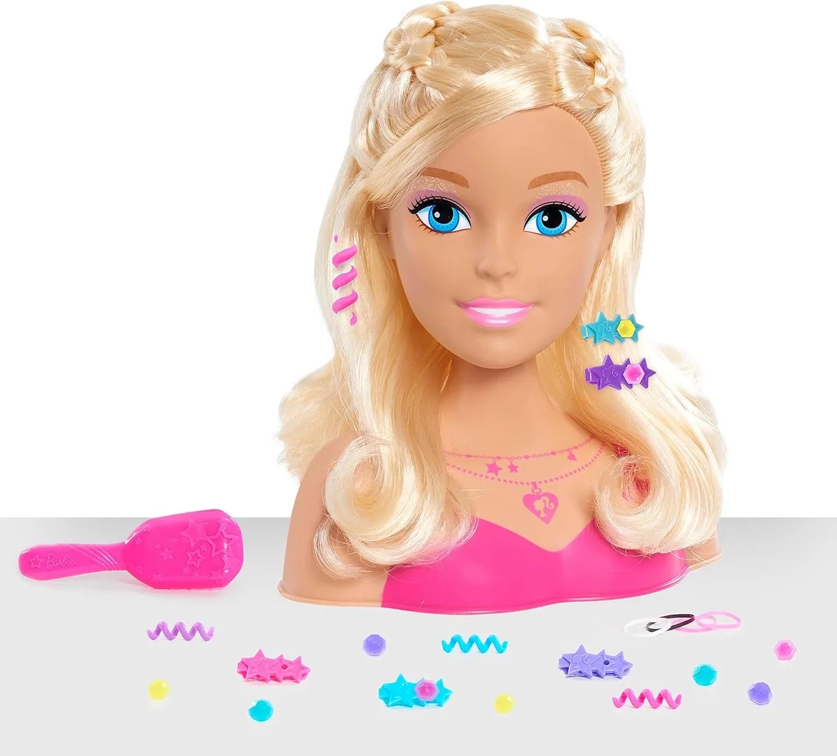 STYLING HEAD 20Pieces KAPHOOFD de Barbie en Multo color – photo du produit
