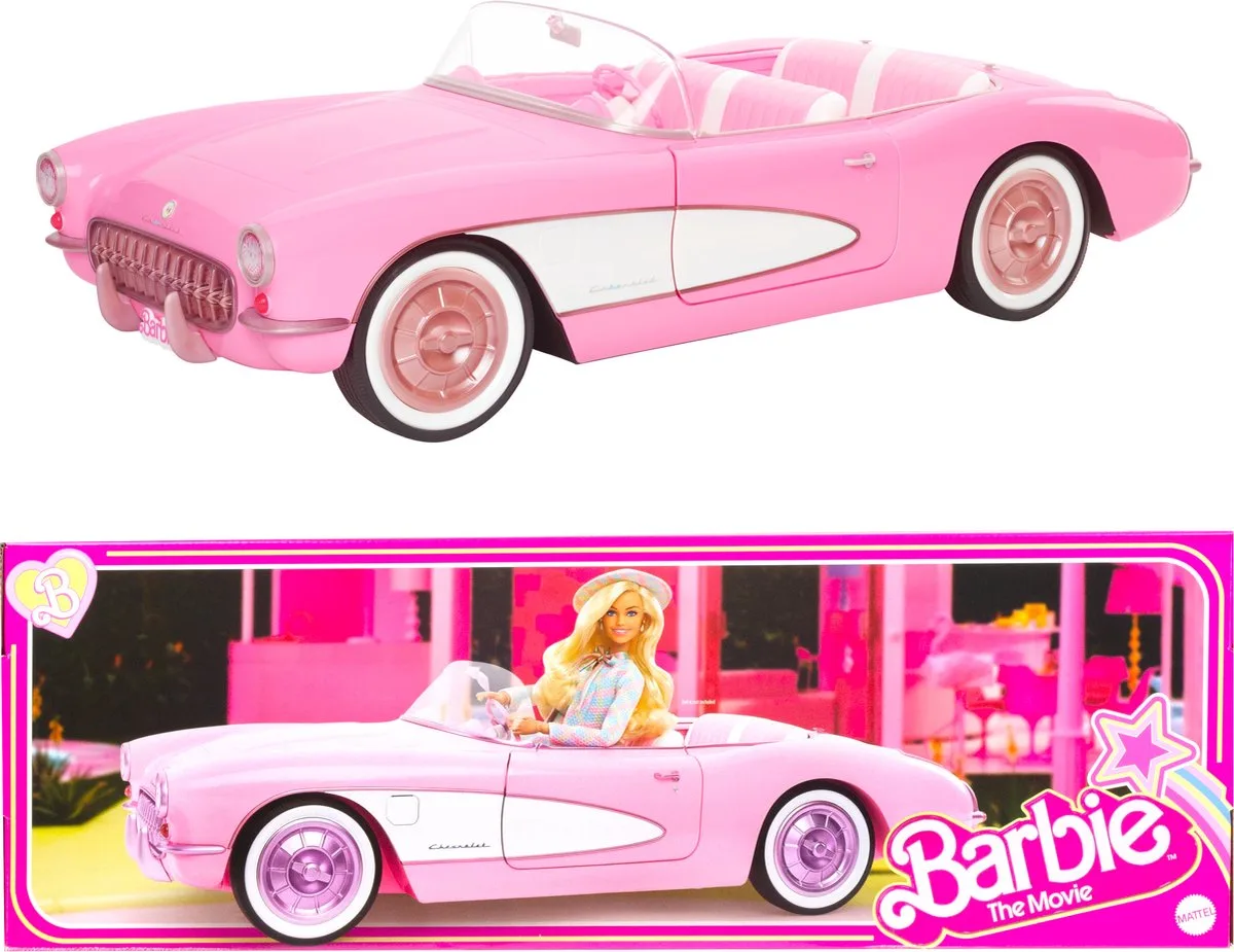 The Movie auto fra Barbie i Lyserød – produktbillede