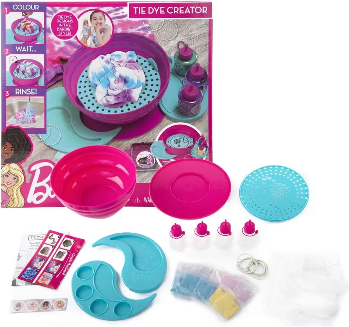 Tie Dye Creatie Station - Jono toys de Barbie en Mix – photo du produit