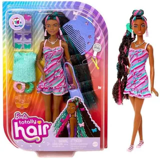 Totally Hair Doll - roze, blauw van Barbie in Bruin – productfoto 1 van 2