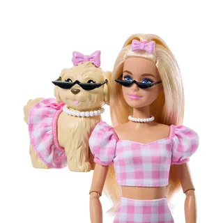 Twinning Looks Blond Met Hondenpop van Barbie – productfoto 3 van 6