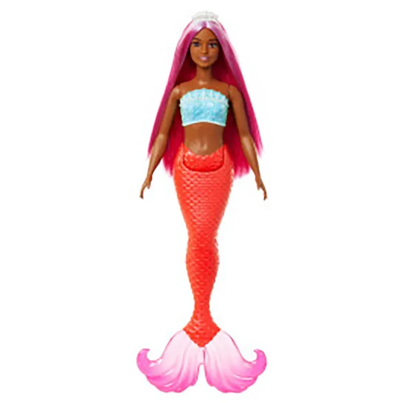 Sjöjungfru Med Magenta Och Vitt Hår Docka von Barbie – Produktfoto