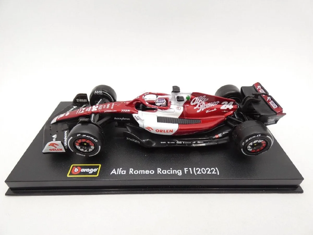 Alfa Romeo C42 #24 G. Zhou 2022 Season de Bburago en Multicolore – photo du produit