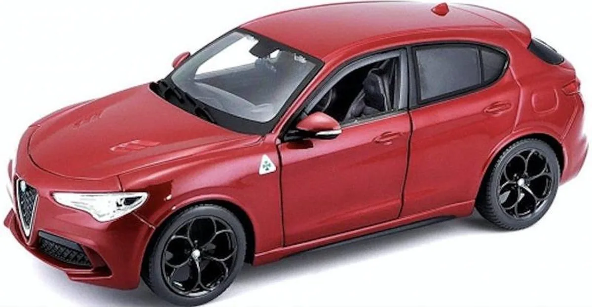 Alfa Romeo Stelvio 1:24 de Bburago en Rouge – photo du produit