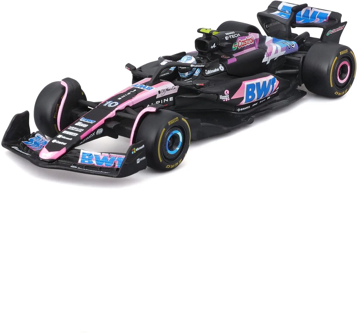 Alpine A524 Pierre Gasly de Bburago en Noir – photo du produit