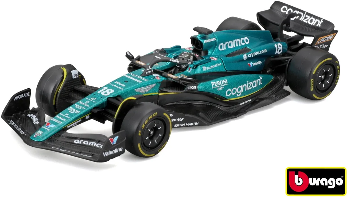 Aston Martin AMR 23 - Lance Stroll - 2023 LUXE - 1:43 de Bburago en Vert – photo du produit