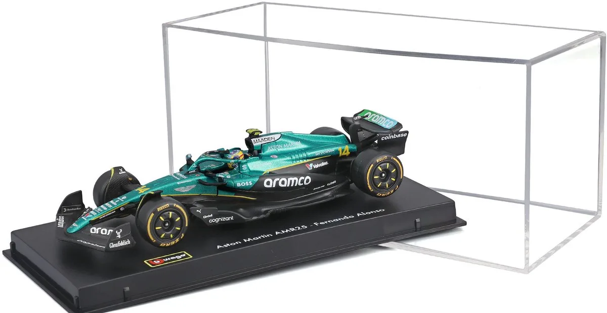 Aston Martin Amr 25 - Modelauto - Schaal 1:43 de Bburago en Donker groen, Noir, Jaune – photo du produit