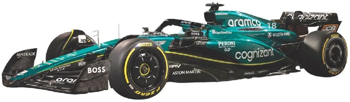 Aston Martin Lance Stroll 1:43 2023 de Bburago en Multicolore – photo du produit