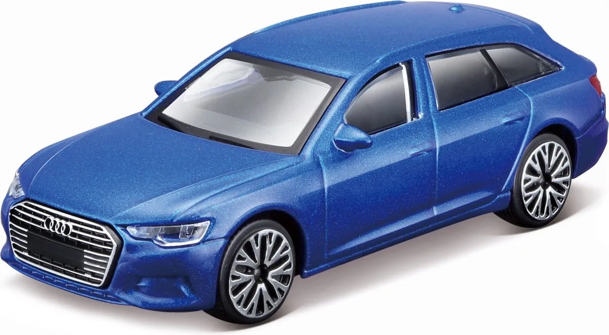 Audi A6 - Modelauto - Schaal 1:43 fra Bburago i Blå – produktbillede